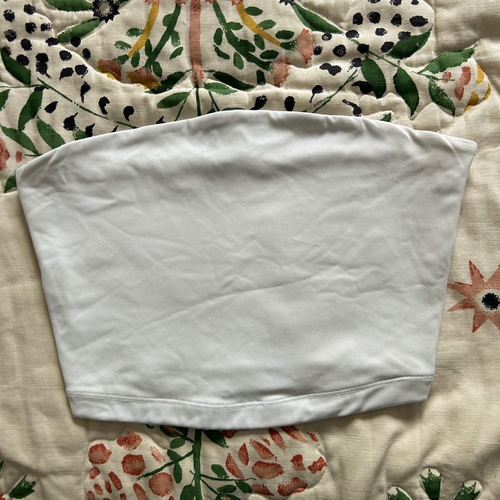 Dynamite white cropped mini tube top